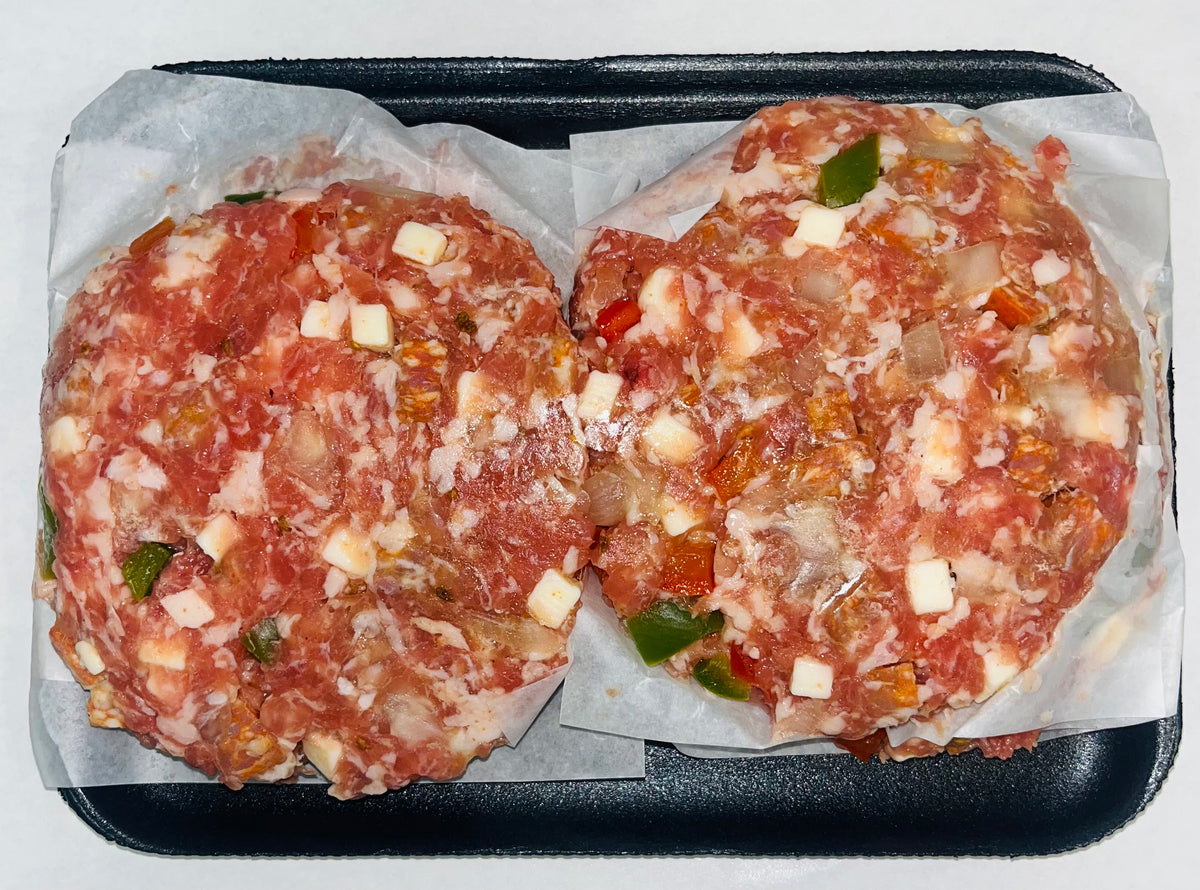 Specialty Supreme Pizza Burger