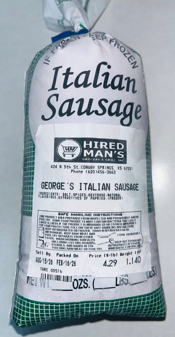George's Italian Bulk Sausage